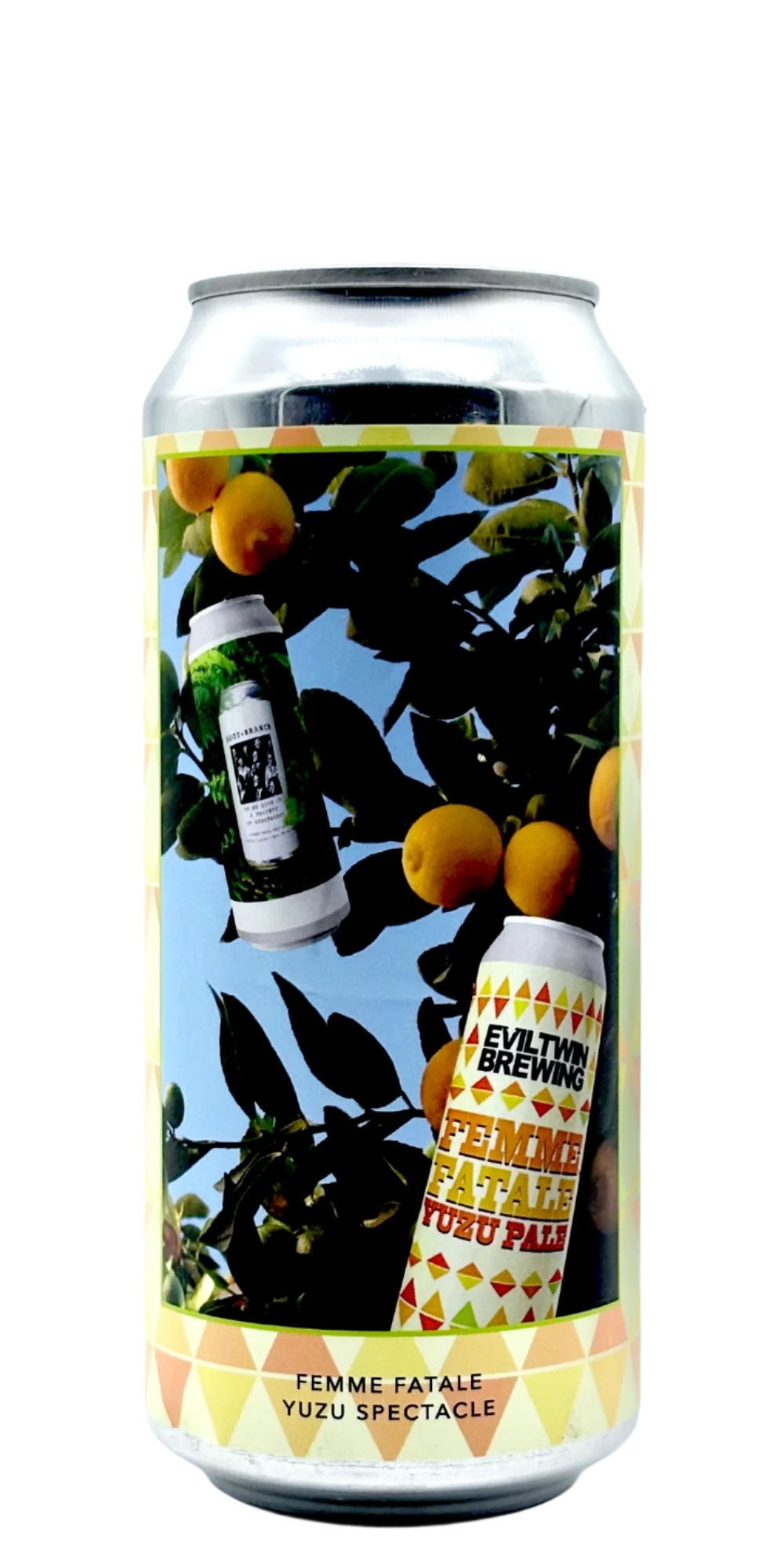 Evil Twin NYC - Femme Fatale Yuzu Spectacle | DDH IPA w/ Yuzu | 8.2% ABV