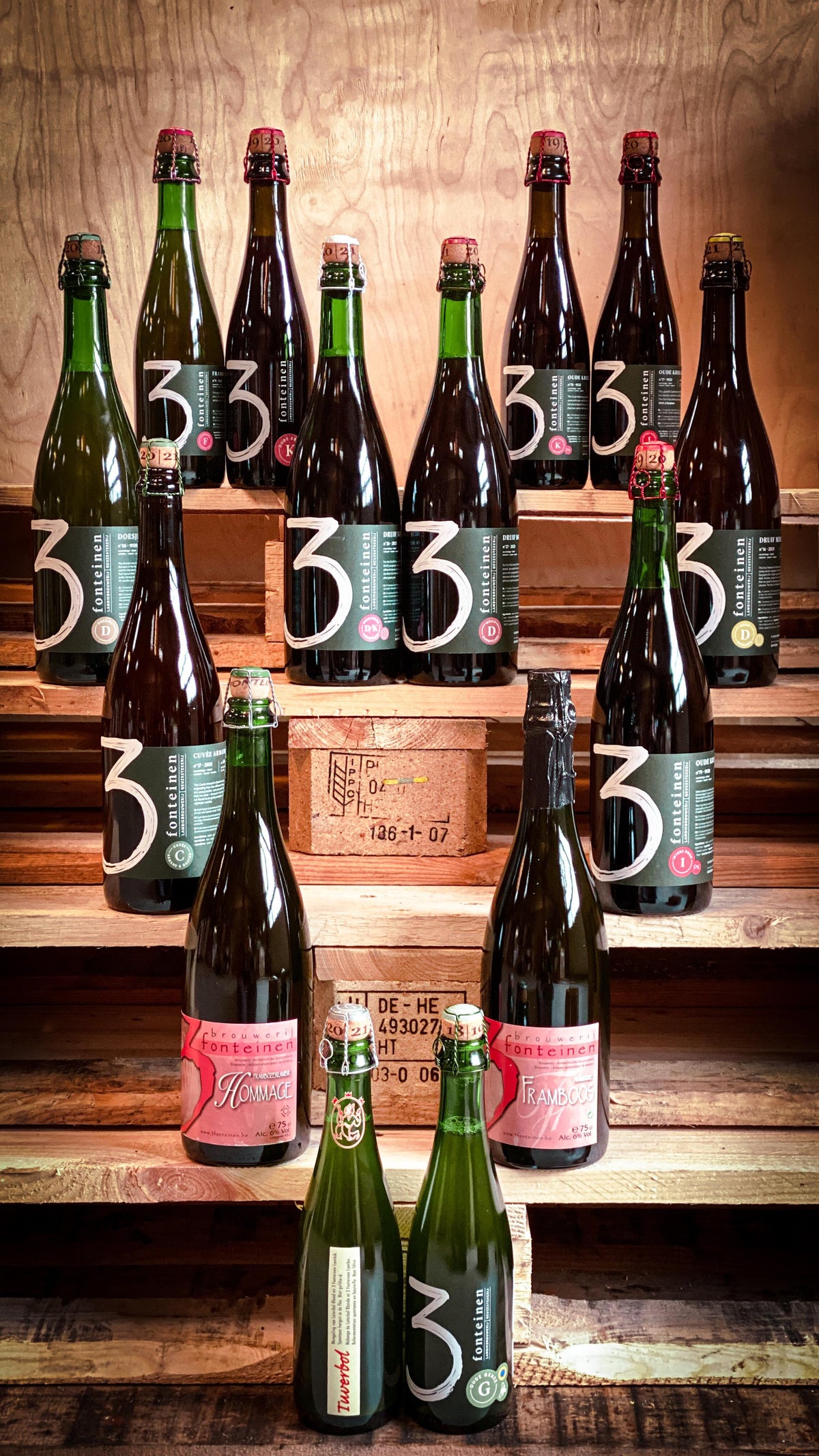 Fresh 3 Fonteinen + 2011 Framboos & 2013 Hommage