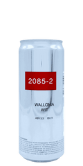 330 ml can of 2085 - 2 Wallonia Wit – Spiced Wit, 5.5% ABV