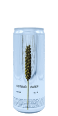 330 ml can of 2085 - UA Lager Light – Golden Ukraine Lager, 4.8% ABV