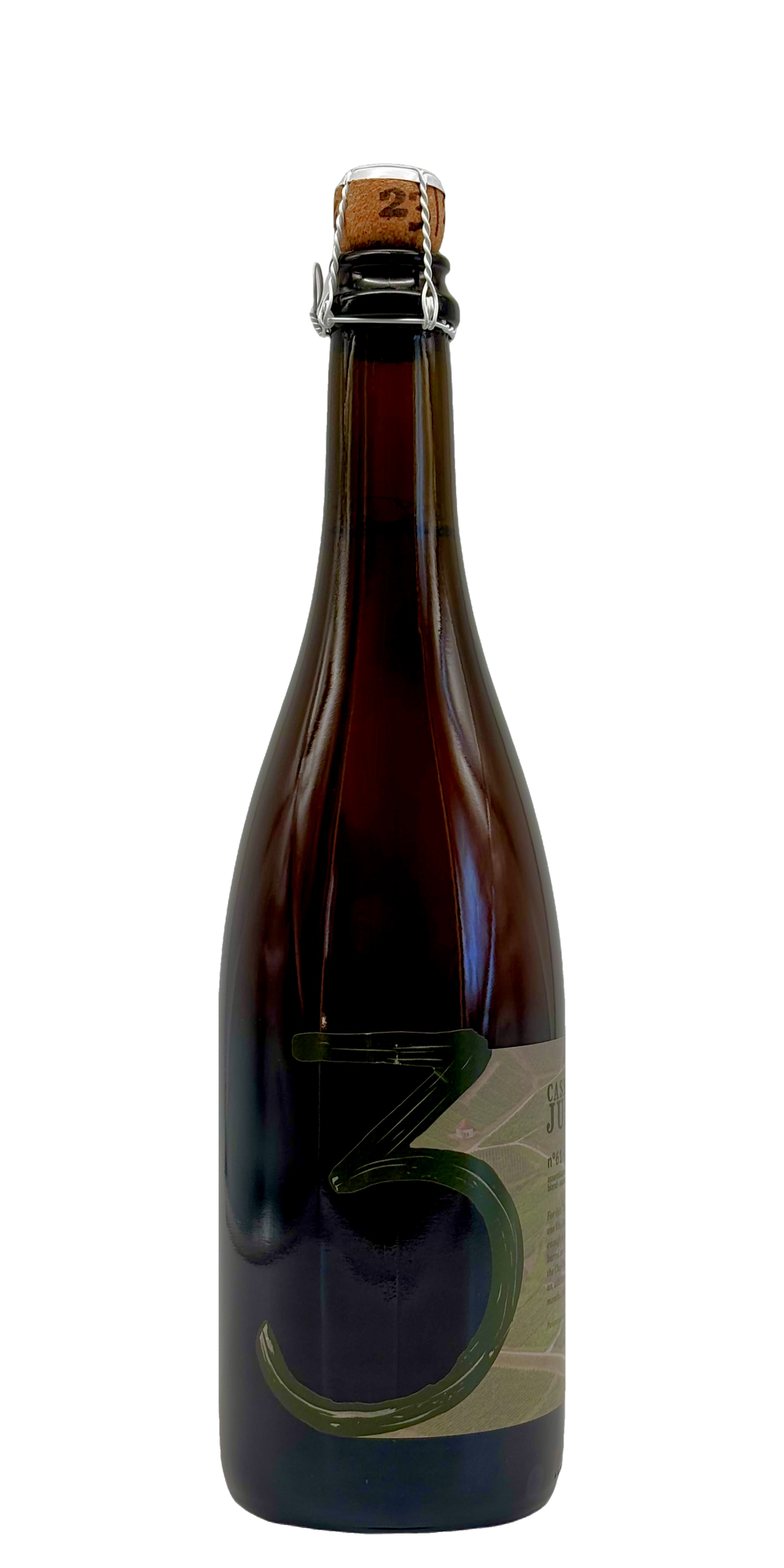750 ml bottle of 3 Fonteinen - Cask Finish Series: Jura Barrel Blend S23/24 B61 – Oude Geuze, 7.77% ABV