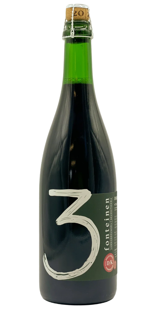 750 ml bottle of 3 Fonteinen - Druif/Kriek Dornfelder #26 2021 – Fruit Lambic, 8.3% ABV