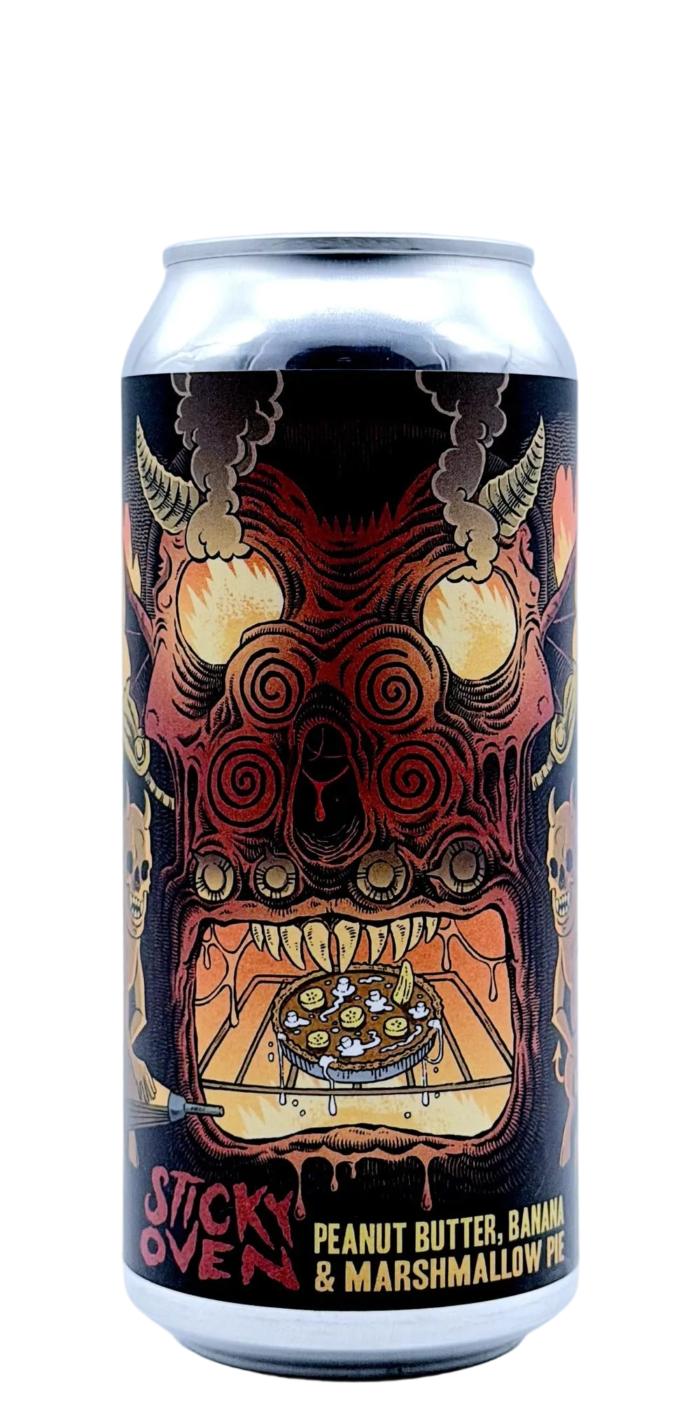 Abomination Sticky Oven Peanut Butter Banana Marshmallow Pie best 2026 Pastry Imperial Brown Ale Stratford Connecticut imperial brown ale peanut butter banana marshmallow pie craft beer can