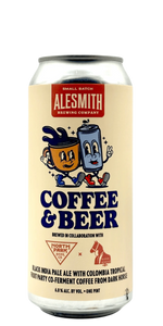 AleSmith North Park Dark Horse Black IPA craft beer can with Colombia coffee co-ferment