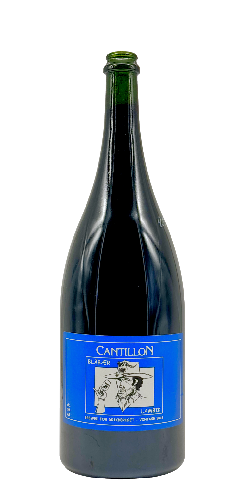 1.5 litre magnum of Cantillon - Blåbær 2018 – Blueberry Lambic, 5% ABV