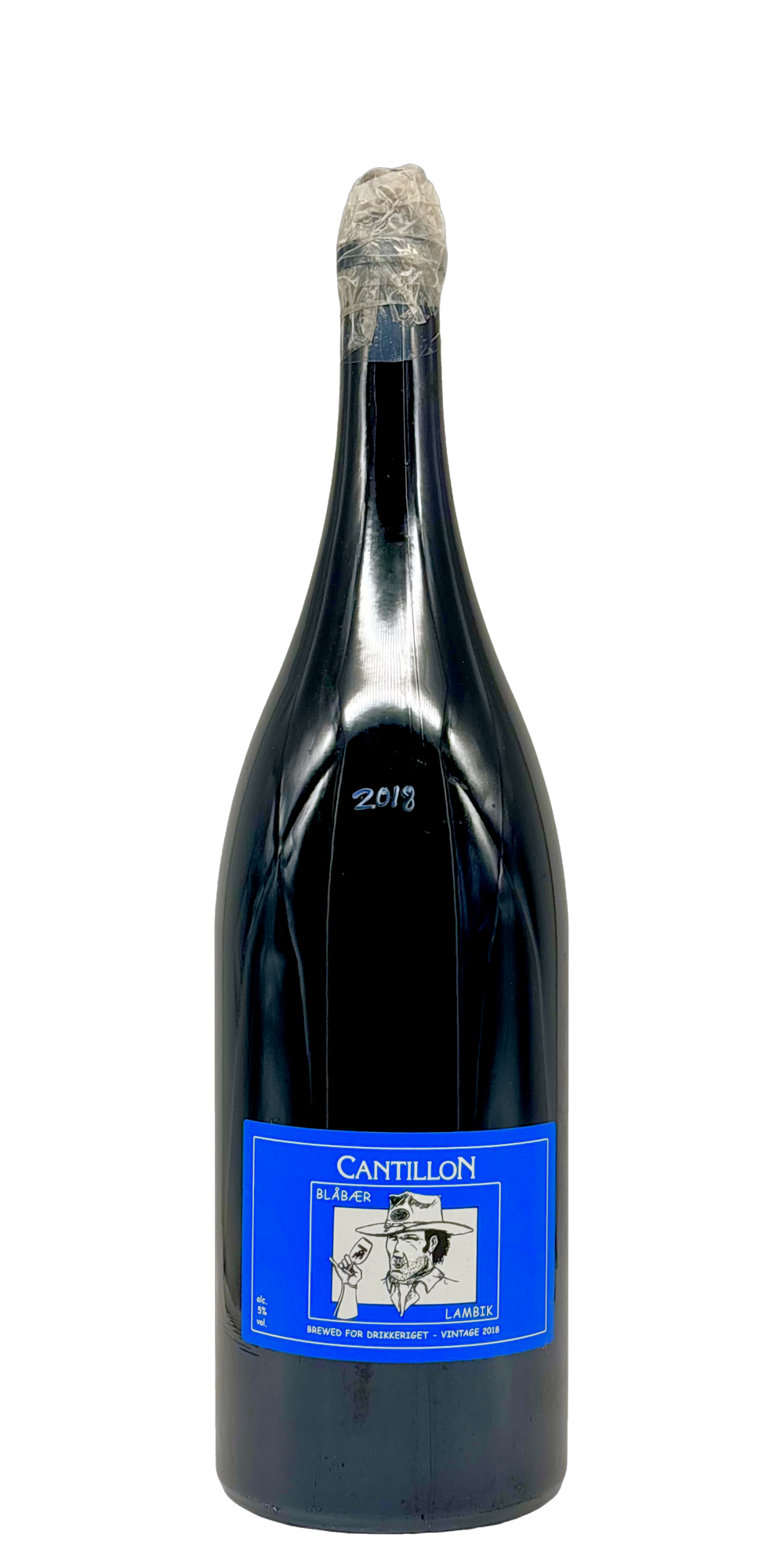 3 litre bottle of Cantillon - Blåbær 2018 – Blueberry Lambic, 5% ABV