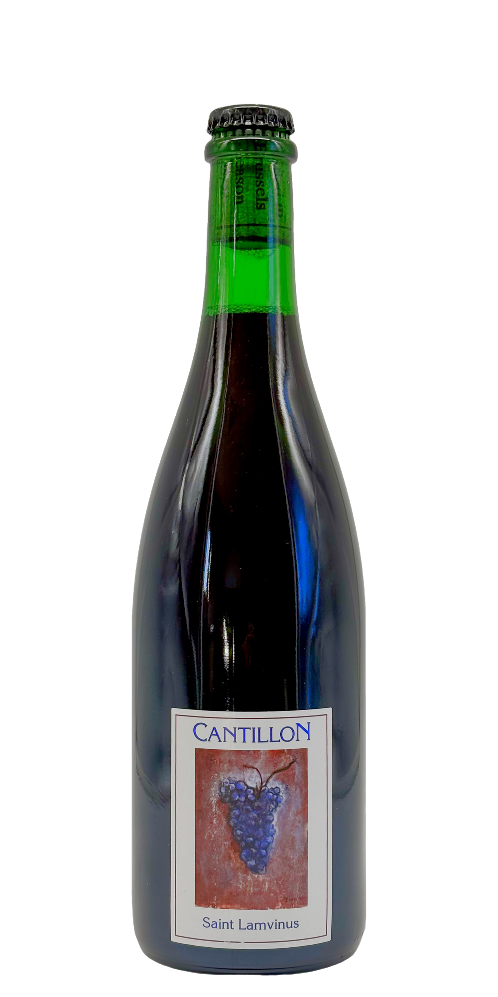 750 ml bottle of Cantillon - Saint Lamvinus 2025 – Red Grape Lambic, 7.5% ABV