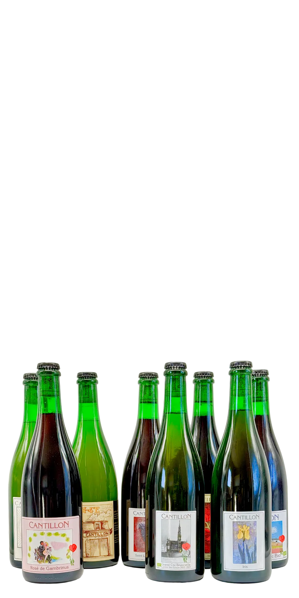 Cantillon Brewery Bundle, eight 750 ml bottles from the Brussels lambic brewery