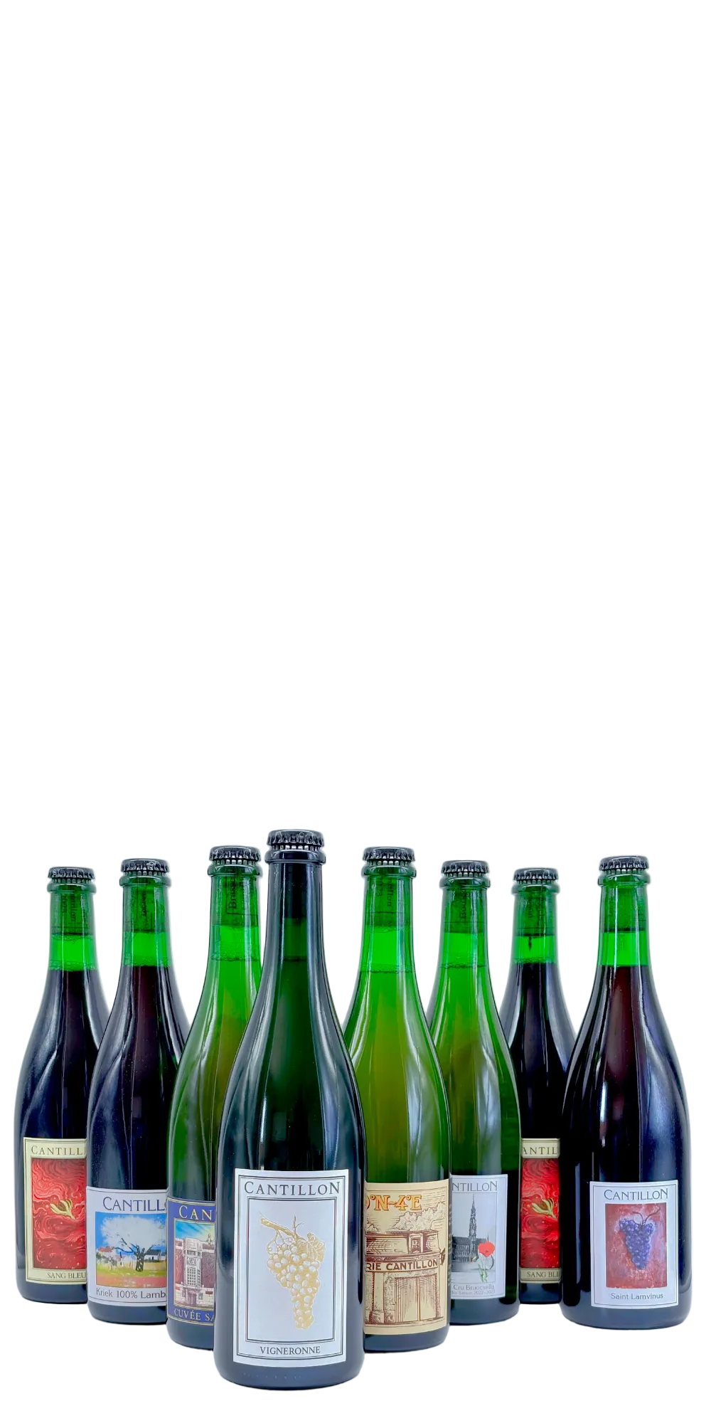 Cantillon - Brewery Bundle, eight 750 ml bottles of Cantillon lambic
