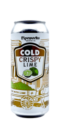473 ml can of Pipeworks - Cold Crispy Lime – Rice Lager, 4.2% ABV