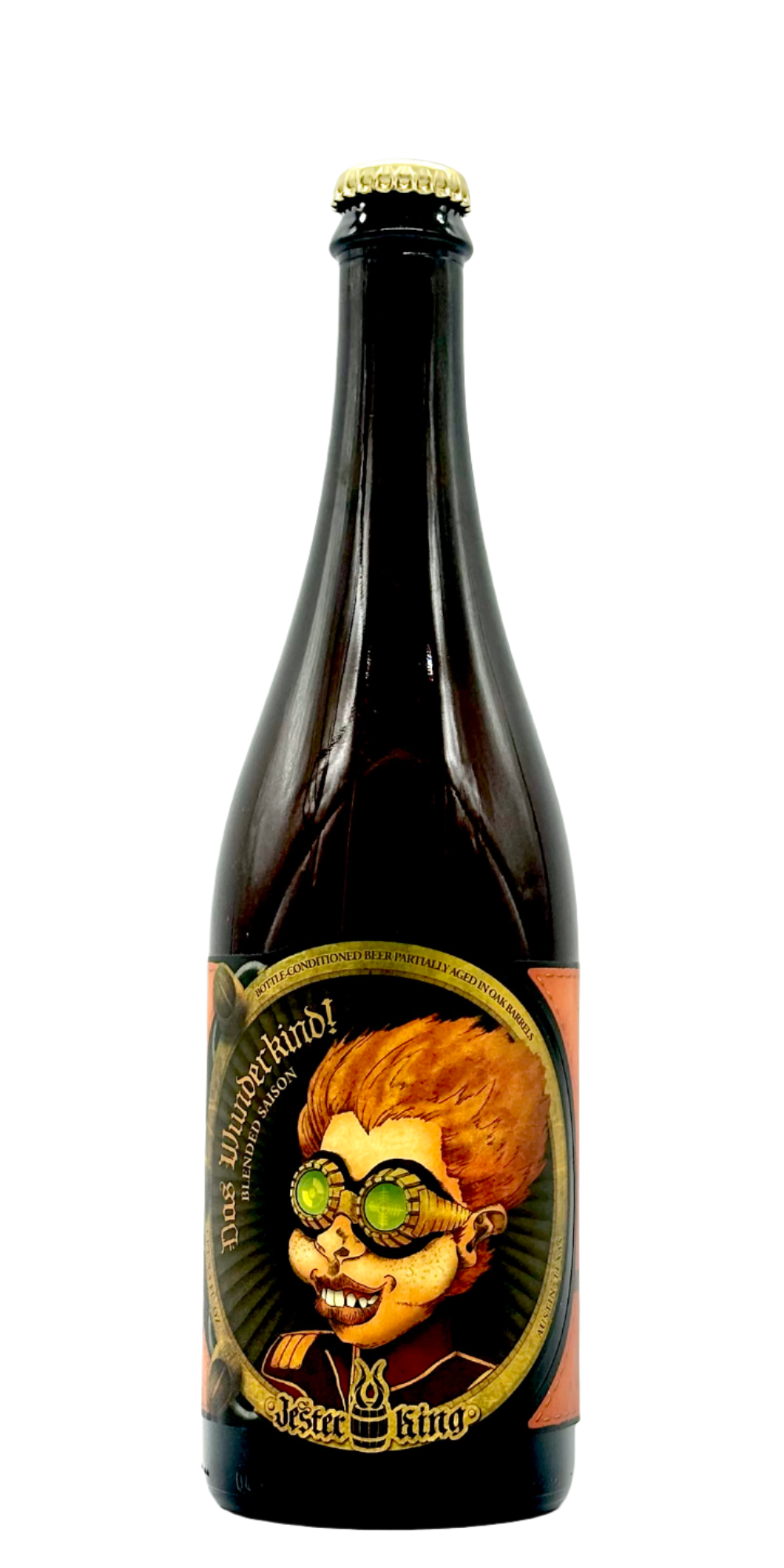 750 ml bottle of Jester King - Das Wunderkind! (Batch #26) – Saison, 5.0% ABV