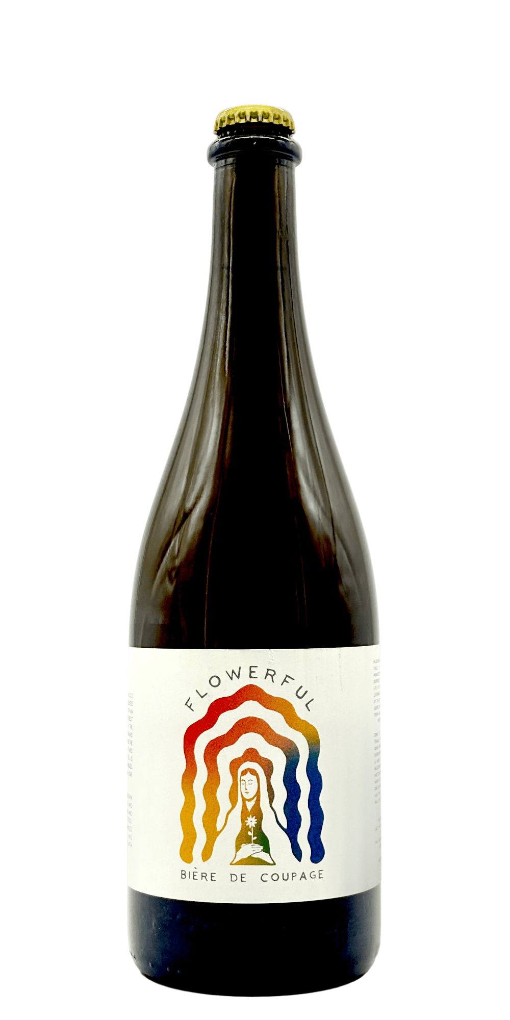 Hildegard Flowerful Tulsi biere de coupage craft beer bottle with holy basil