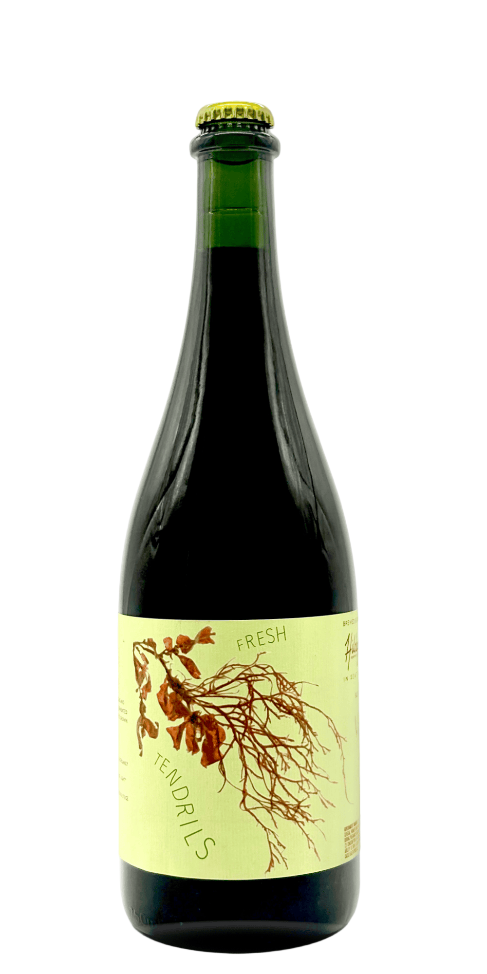 Hildegard Fresh Tendrils Violets wild ale craft beer bottle with floral additions