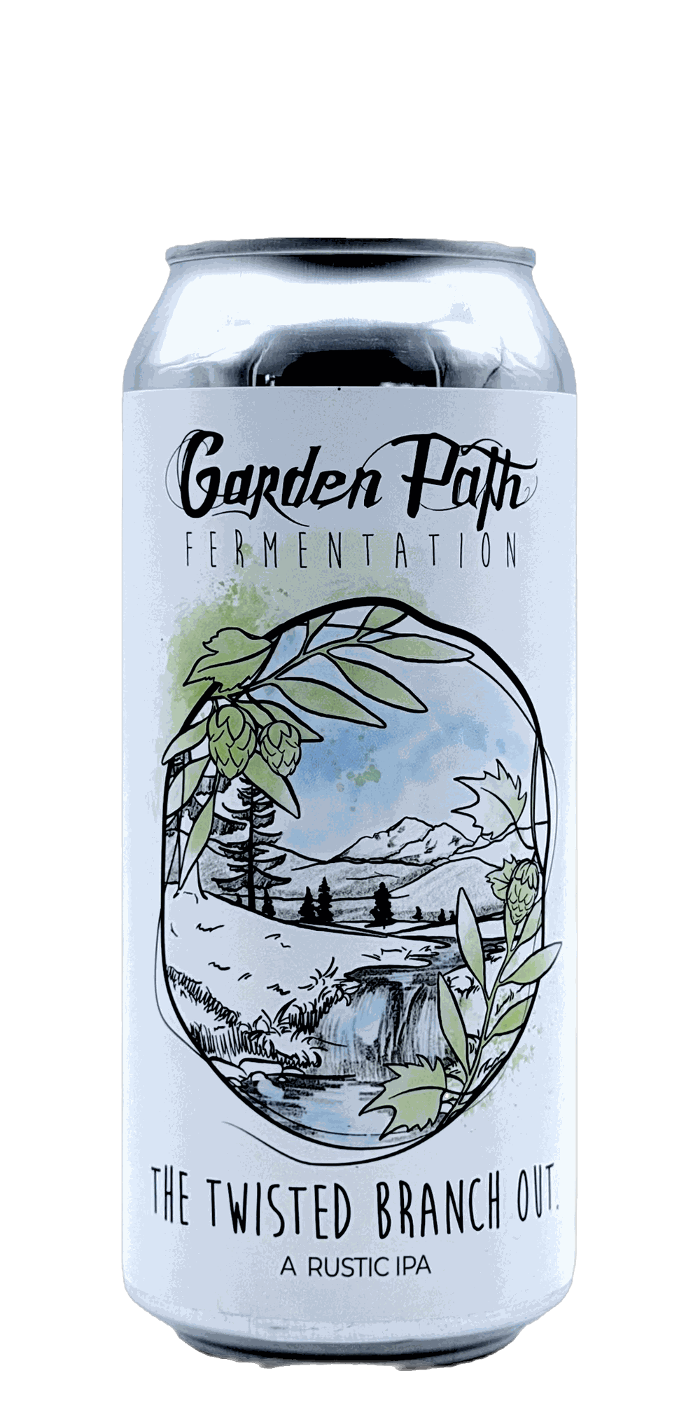 Garden Path The Twisted Branch Out best 2026 Whole-Flower Hopped IPA Washington Skagit Valley whole flower Cascade Cashmere hops IPA craft beer can