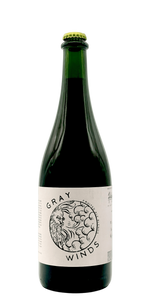 Hildegard Gray Winds Fly by Night wild ale craft beer bottle with blackberries jostaberries