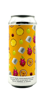 Evil Twin NYC How To Train Your Marshmallow sour ale craft beer can with tropical fruits