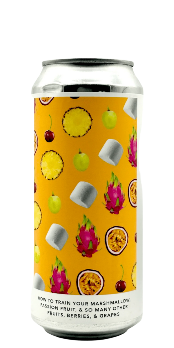 Evil Twin NYC How To Train Your Marshmallow sour ale craft beer can with tropical fruits