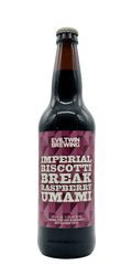 650 ml bottle of Evil Twin Brewing - Imperial Biscotti Break Raspberry Umami 2016 – BA Imperial Stout, 11.5% ABV