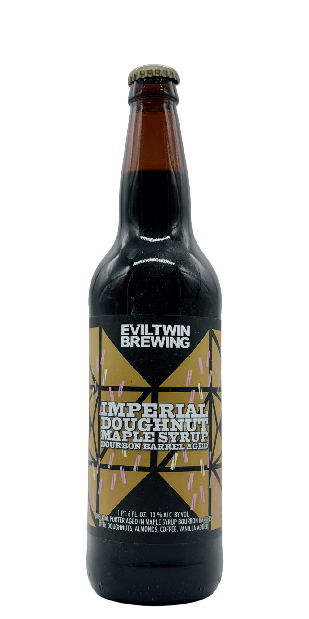 650 ml bottle of Evil Twin Brewing - Maple Bourbon Imperial Doughnut Break 2018 – BBA Imperial Porter, 13% ABV
