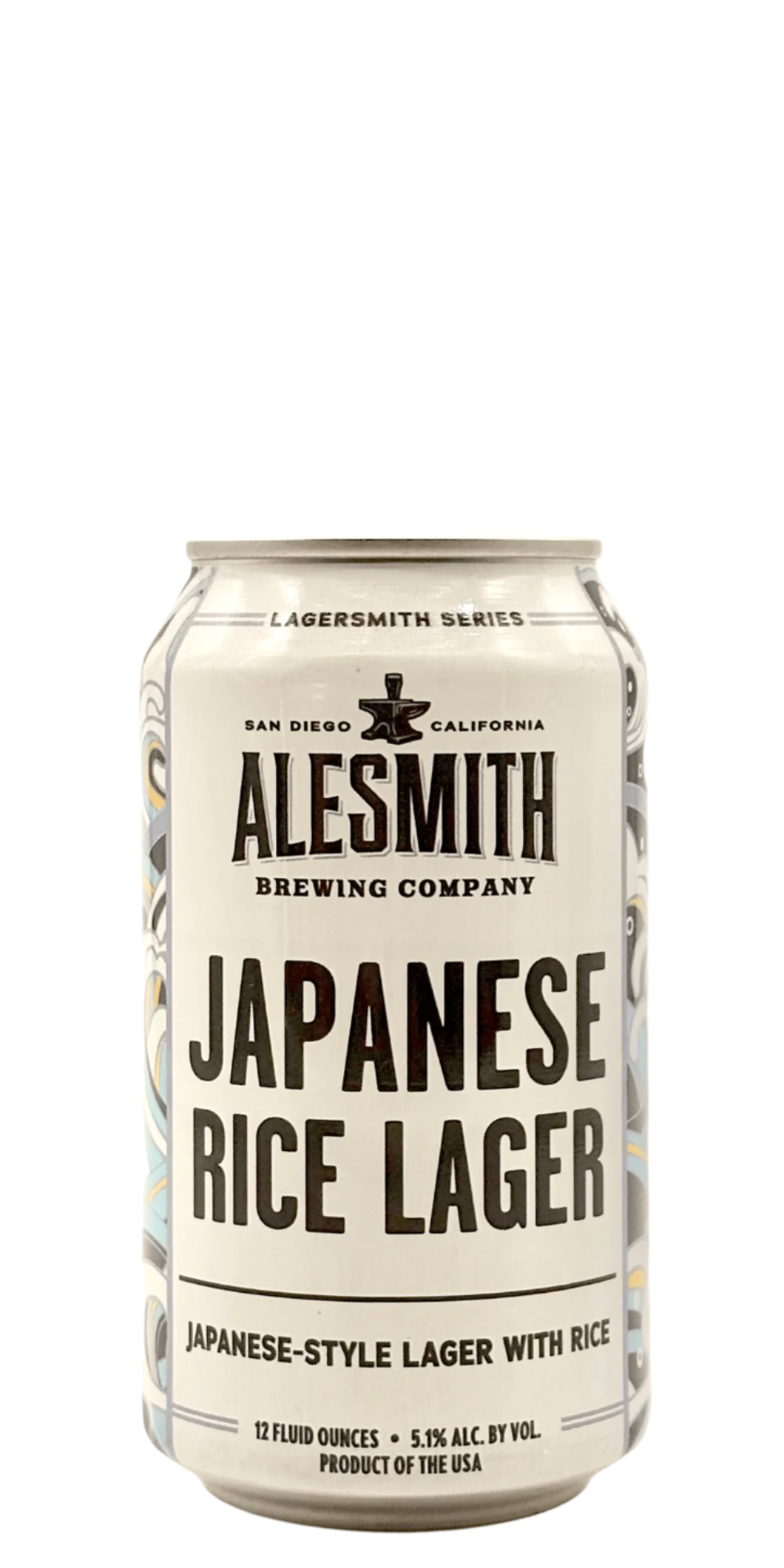 473 ml can of AleSmith - Japanese Rice Lager – 5.1% ABV