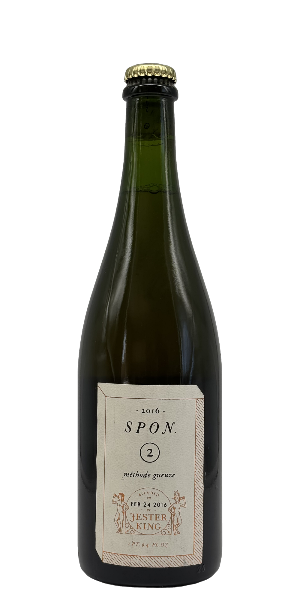 750 ml bottle of Jester King - SPON 2 – Méthode Gueuze (2016), 5.8% ABV