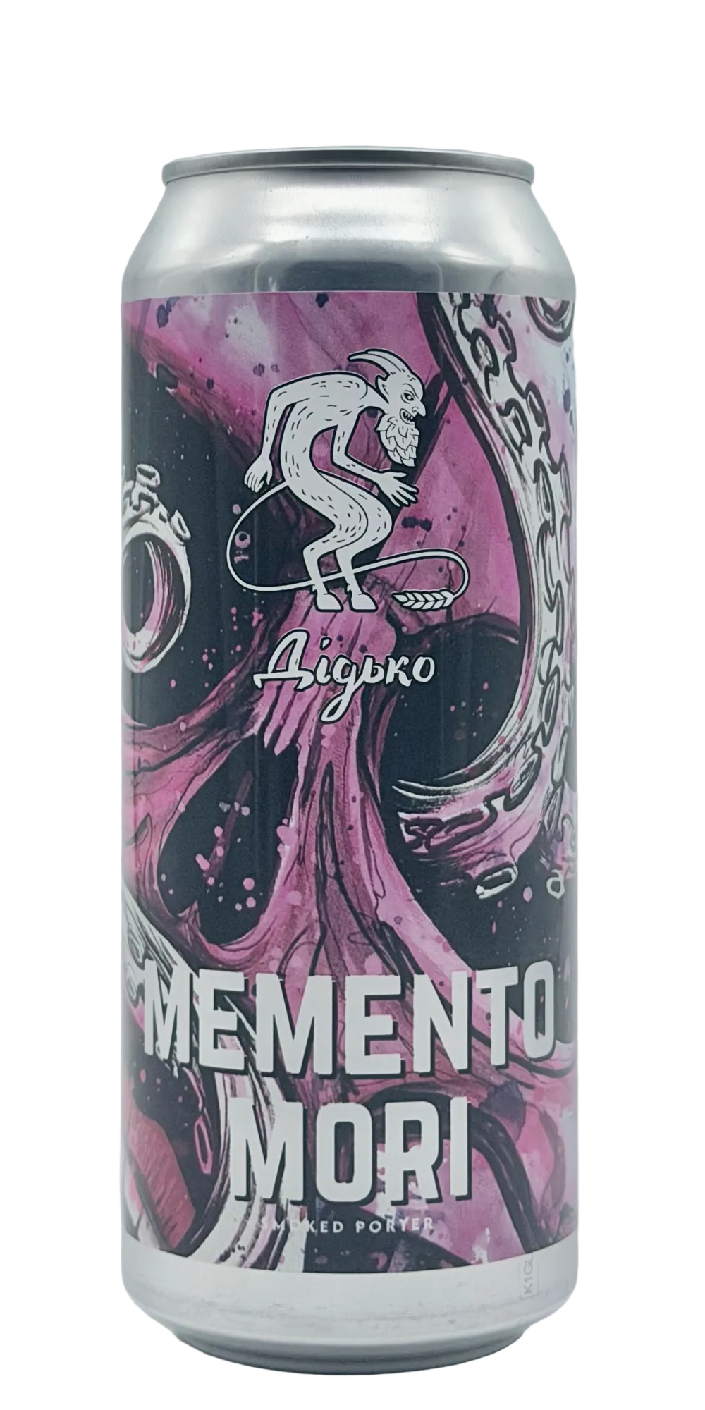 500 ml can of Didko - Memento Mori – Smoked Porter, 6.9% ABV