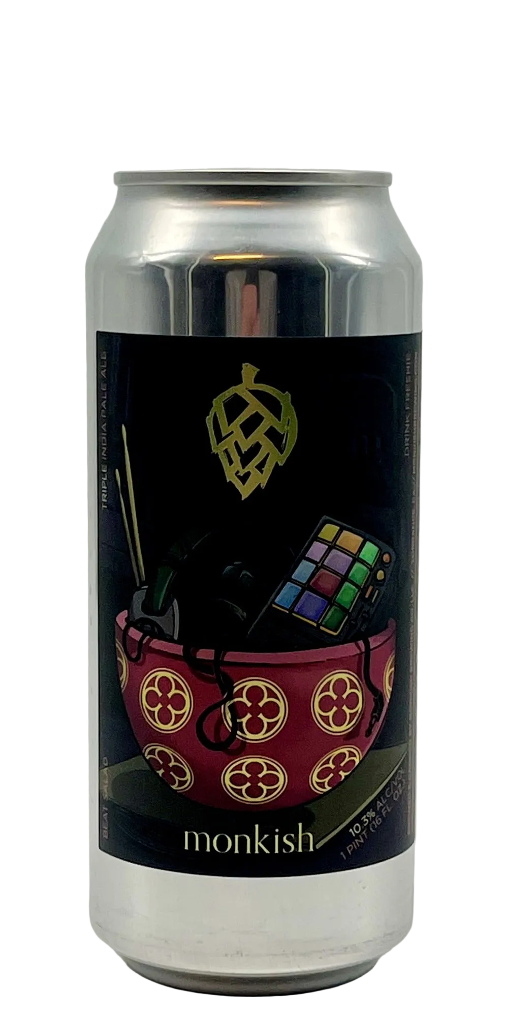 473 ml can of Monkish - Beat Salad – TIPA, 10.3% ABV