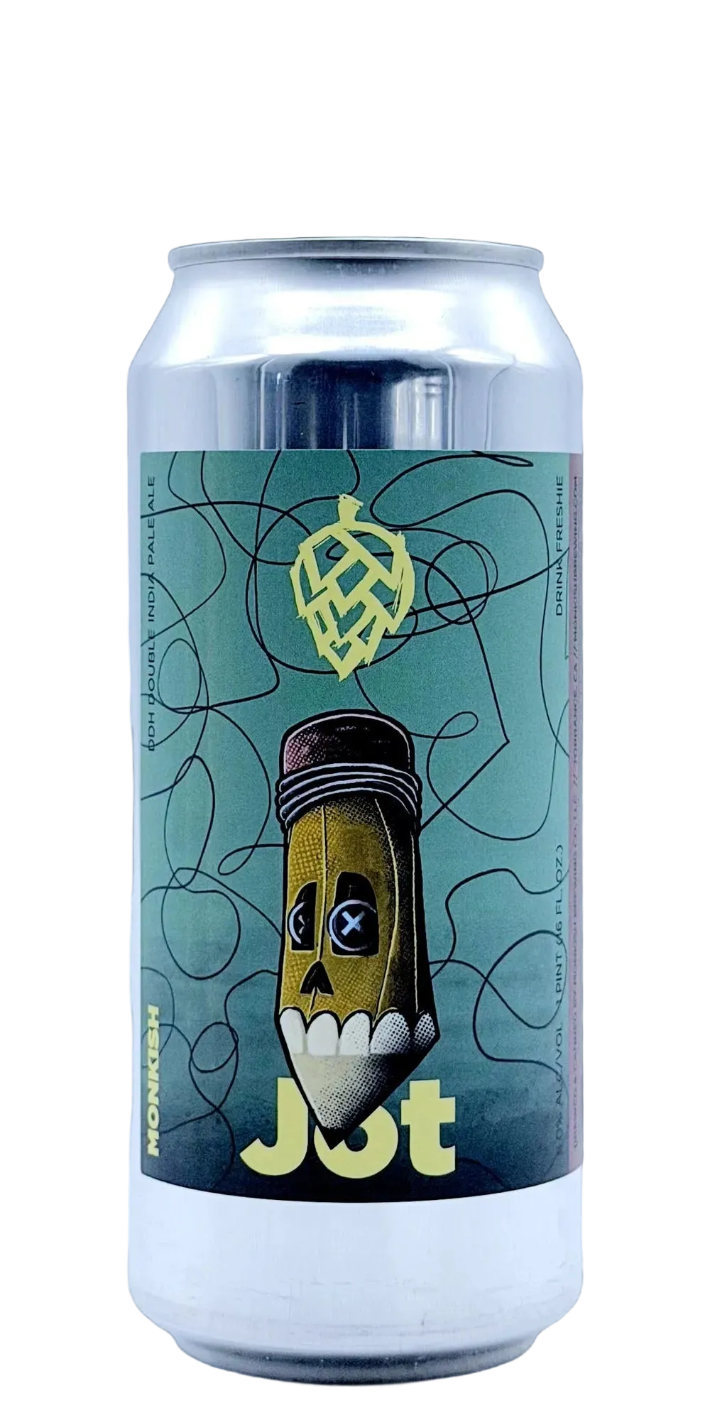 Monkish Jot best 2026 DDH Hazy DIPA Torrance California DDH hazy double IPA Citra Comet Nelson Sauvin Galaxy tropical white grape craft beer can