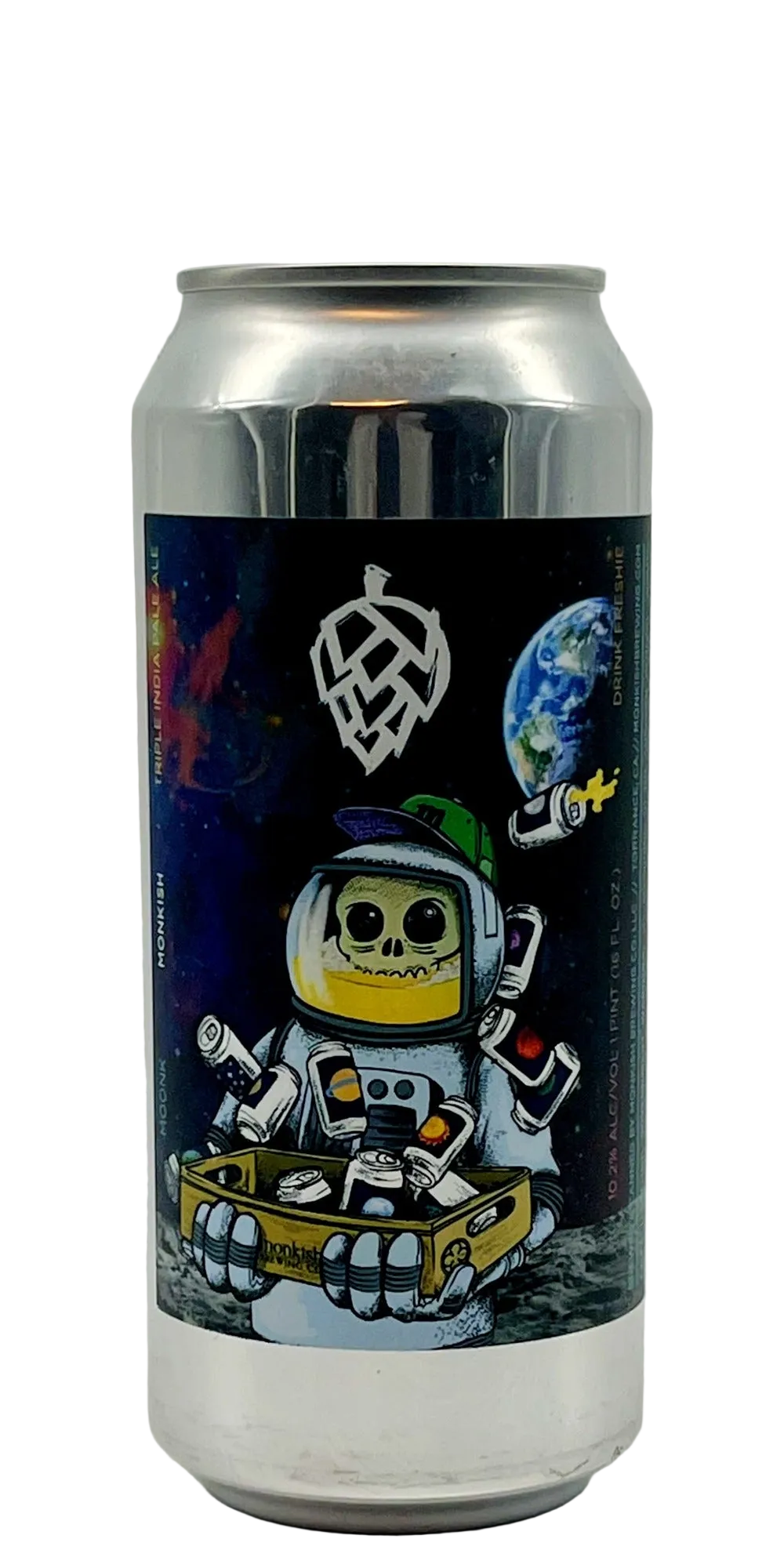 473 ml can of Monkish - Moonk – TIPA, 10.2% ABV