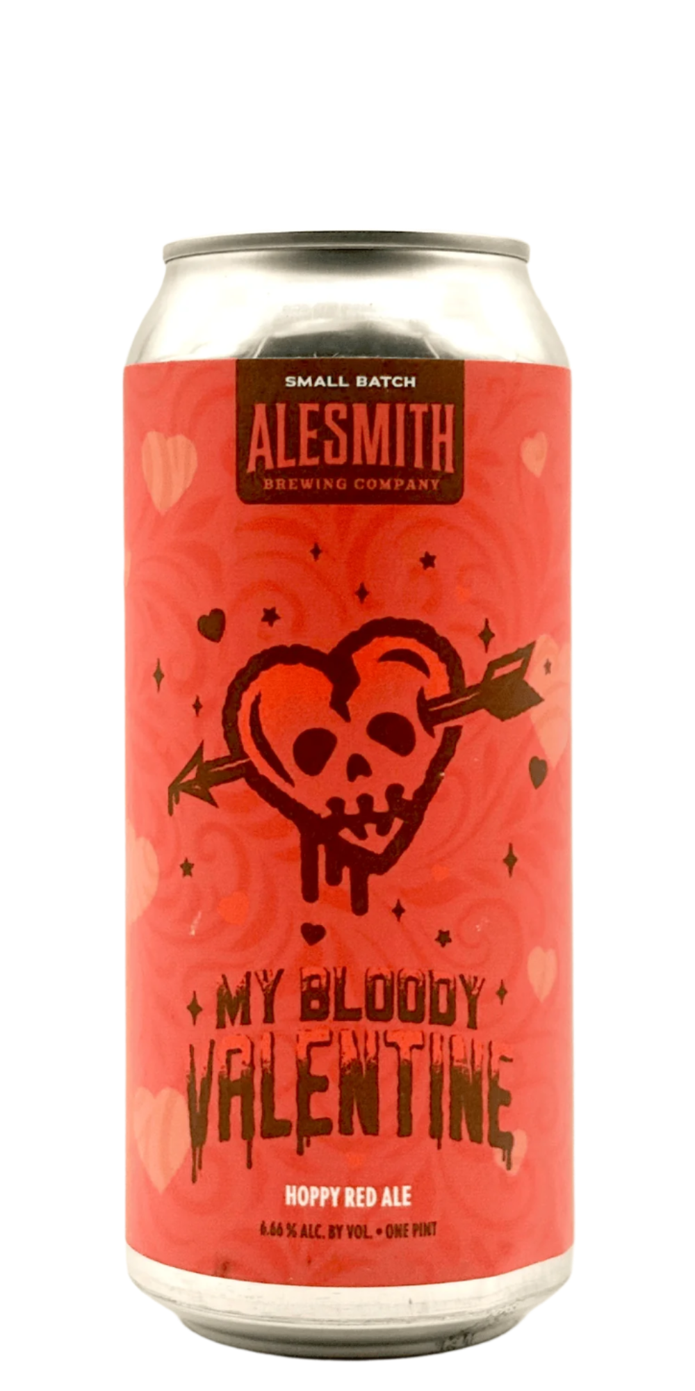 473 ml can of AleSmith - My Bloody Valentine – Red Ale, 6.6% ABV