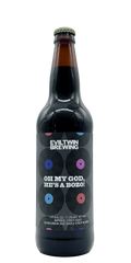 650 ml bottle of Evil Twin Brewing - Oh My God, He's a Bozo! 2019 – BBA Imperial Stout, 17.2% ABV