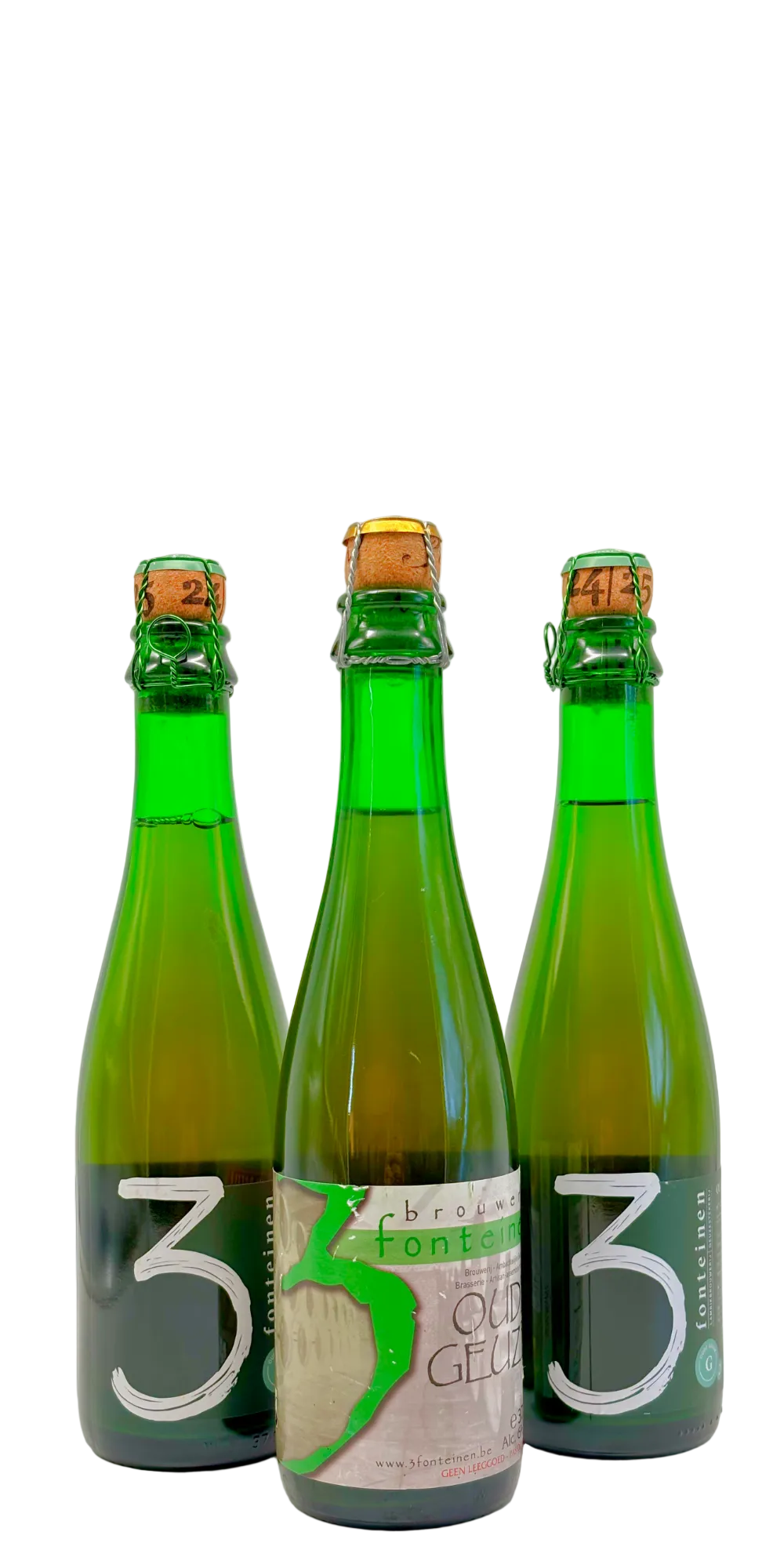 375 ml bottle of 3 Fonteinen - Oude Geuze 2015 – Lambic. 6% ABV