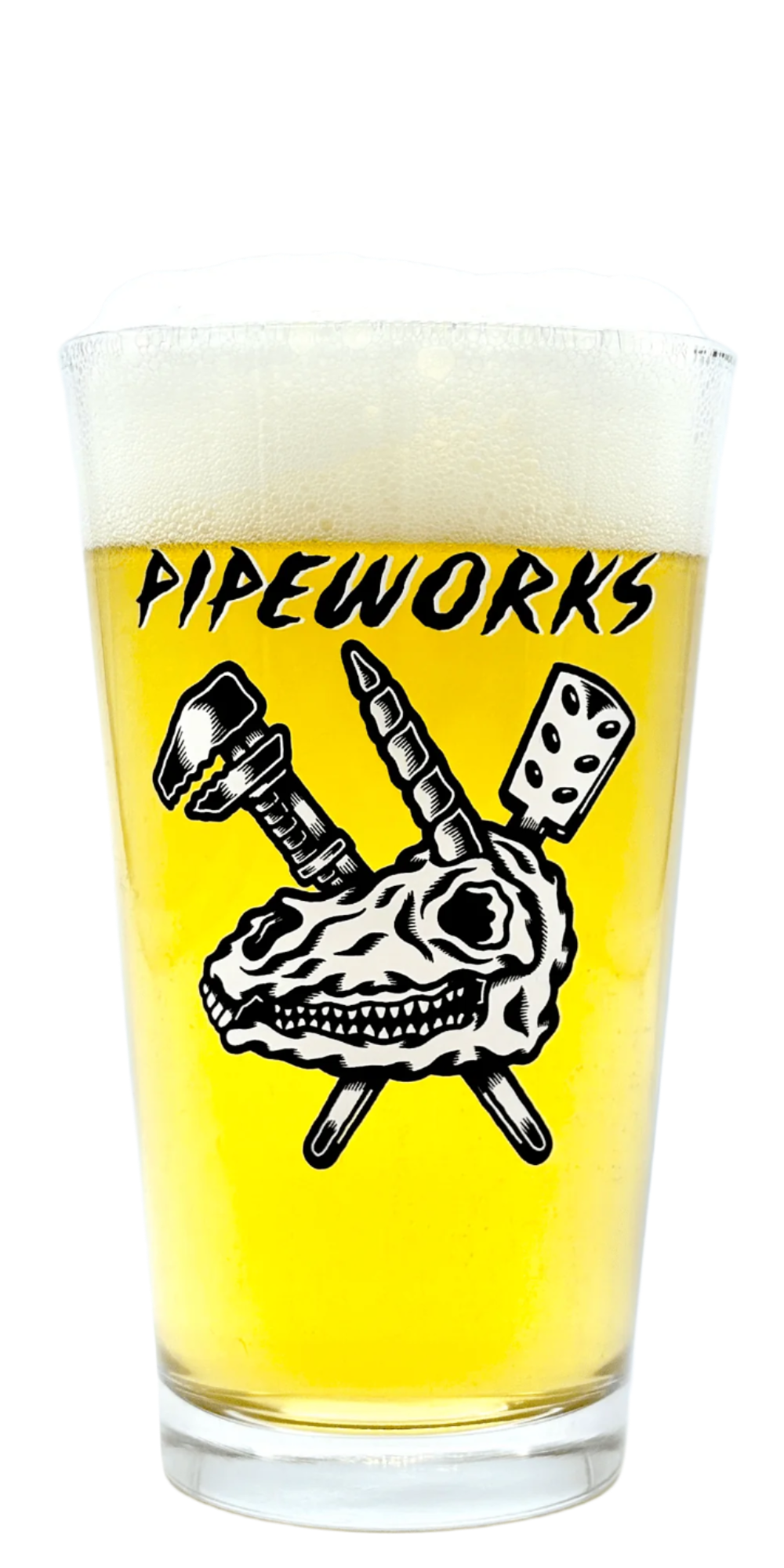 Pipeworks - Uniskull Pint Glass