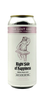 Lost Abbey Right Side of Happiness IPA craft beer can with Vista and Krush hops