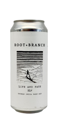 473 ml can of Root + Branch - Life and Fate XLV – DIPA, 8% ABV