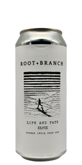 473 ml can of Root + Branch - Life and Fate XLVIII – DIPA, 8% ABV