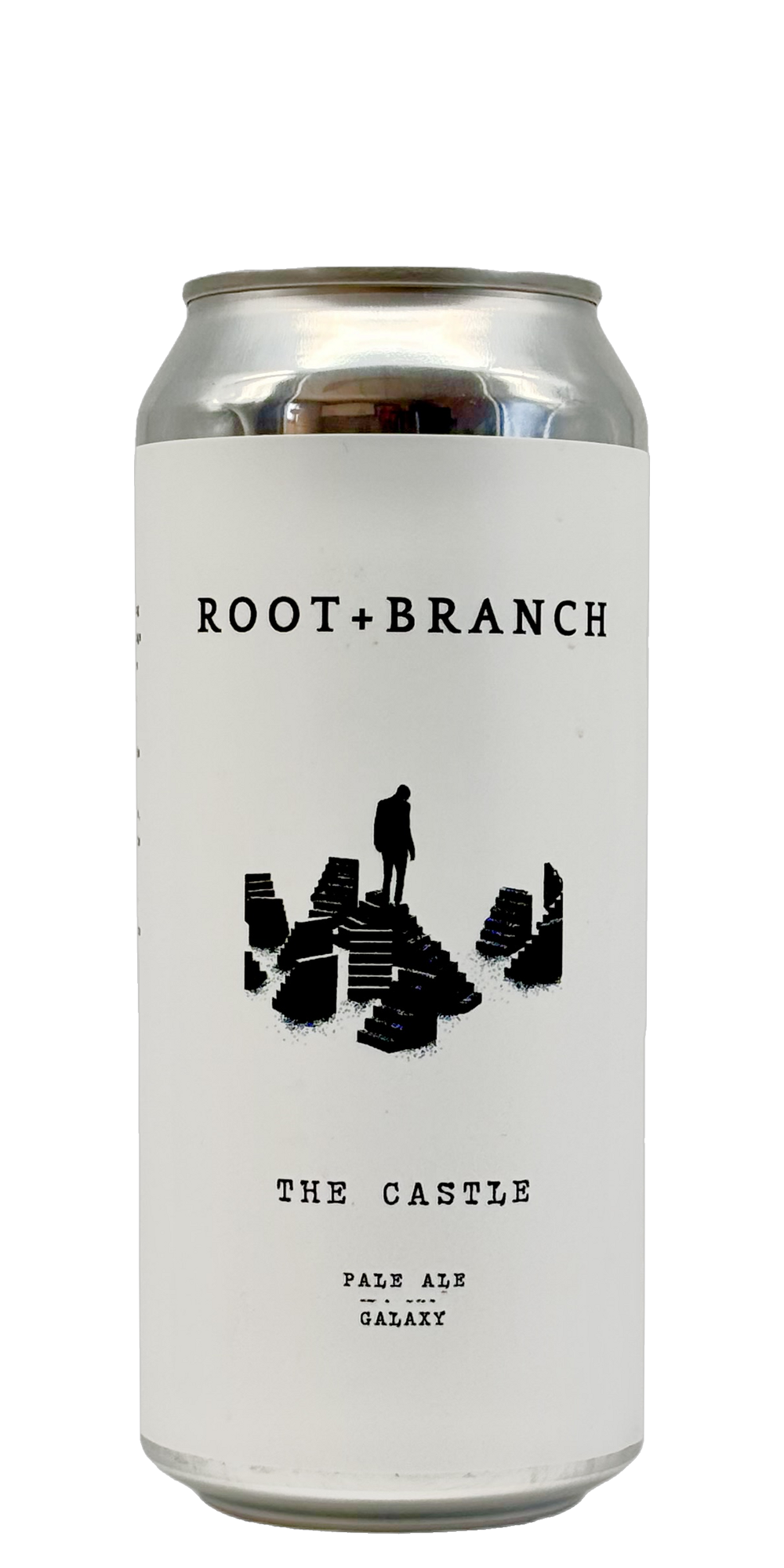 473 ml can of Root + Branch - The Castle (Galaxy) – Pale Ale, 5% ABV