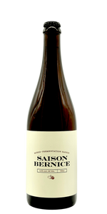 Sante Adairius Saison Bernice farmhouse ale craft beer bottle with local ingredients brett