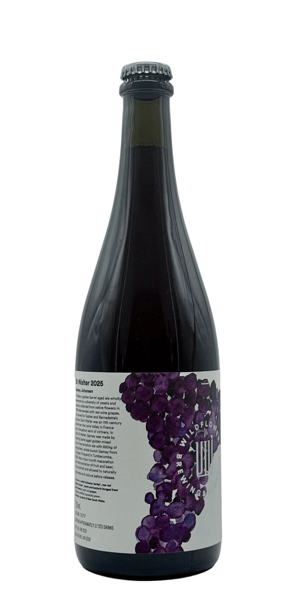 Wildflower St Walter 2025 Gamay best 2026 barrel aged Australian wild ale craft beer oak fermented Gamay red wine grapes