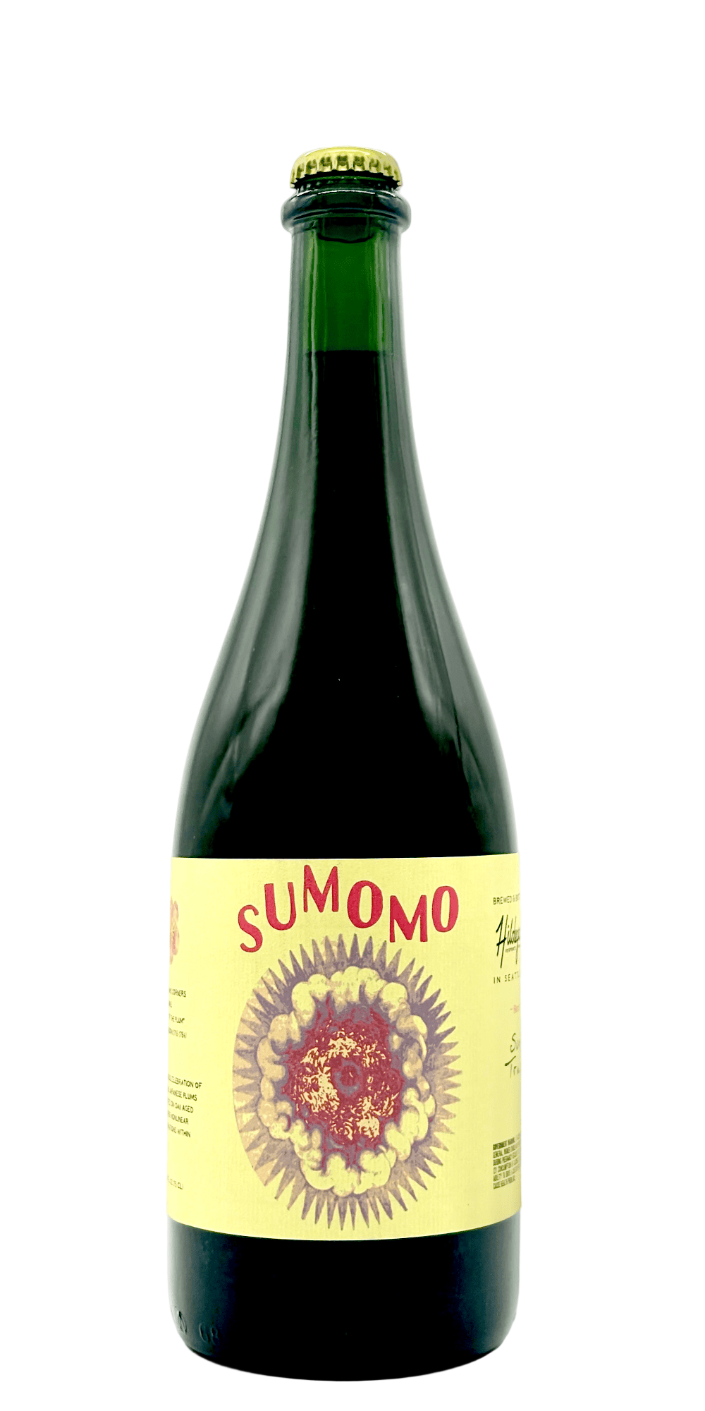 Hildegard Sumomo Sun Tracker wild ale craft beer bottle with pluots nectarines