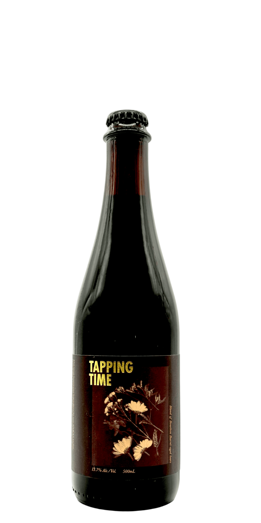 Sante Adairius Tapping Time bourbon barrel-aged beer blend craft beer bottle