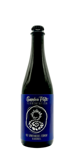Garden Path Spontaneous Ferment Blueberries wild ale craft beer bottle with Jersey fruit