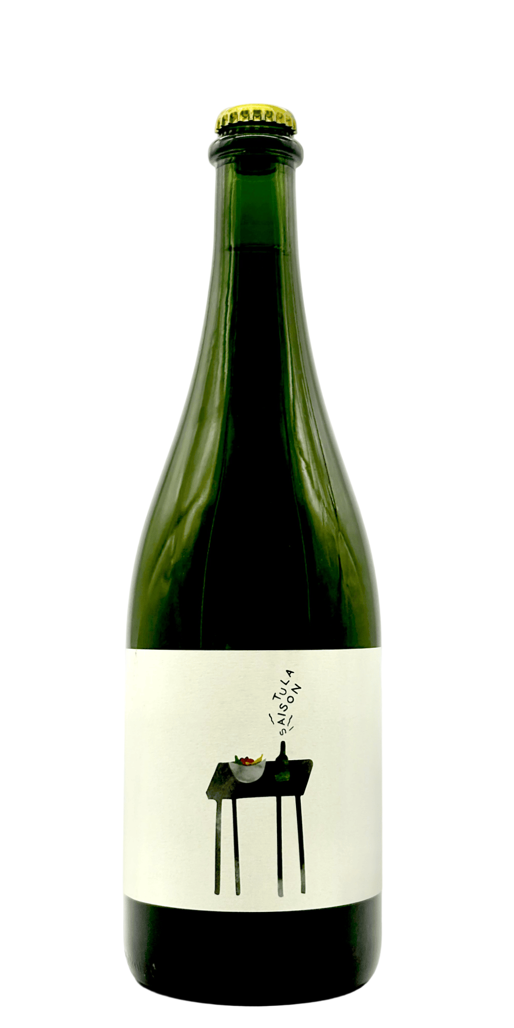 Hildegard Tula Saison farmhouse ale craft beer bottle with Pacific Northwest ingredients