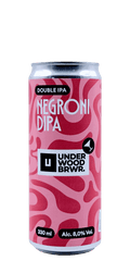 330 ml can of Underwood - Negroni DIPA – Double IPA, 8% ABV