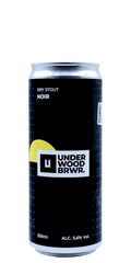 330 ml can of Underwood - Noir – Dry Stout, 5.6% ABV