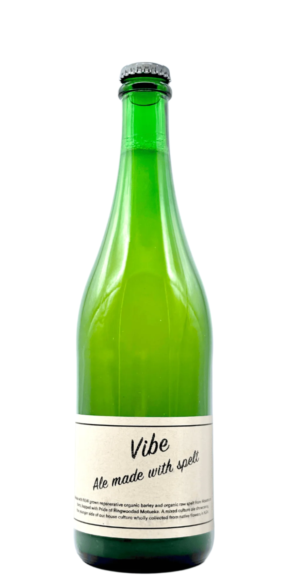 750 ml bottle of Wildflower / Brash Higgins - Vibe – Bière de Coupage, 4.2% ABV