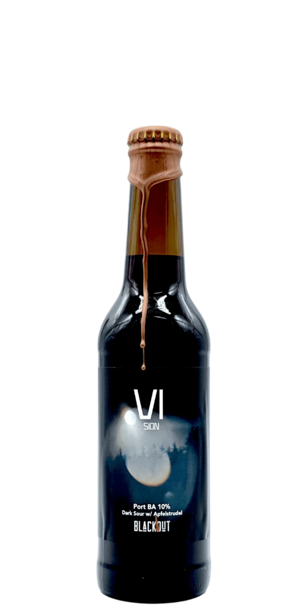 330 ml bottle of Blackout - VI-SION – Dark Sour Ale, 10.0% ABV