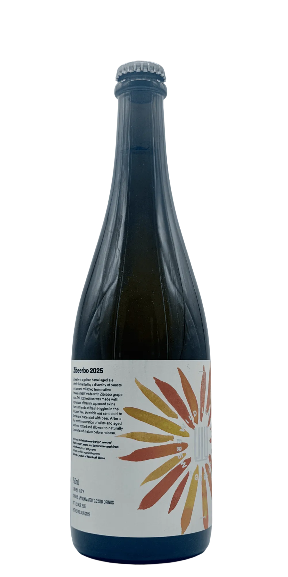 750 ml bottle of Wildflower - Zibeerbo 2025 – Golden BA Wild Ale, 5.8% ABV
